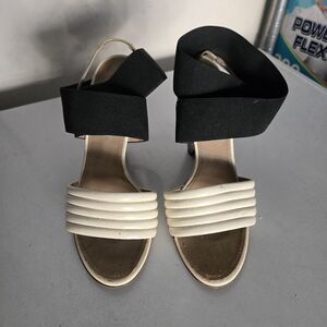 Proenza Schouler Sling back and ankle wrap wedge heels size 7 or 37